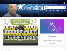 Tablet Screenshot of joaobidu.com.br